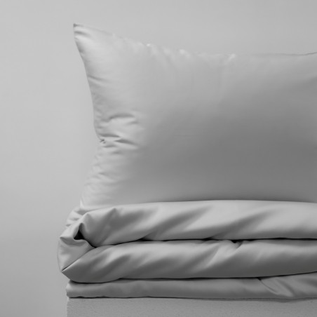 PREMIUM satiinist voodipesukomplekt FOG GREY hind