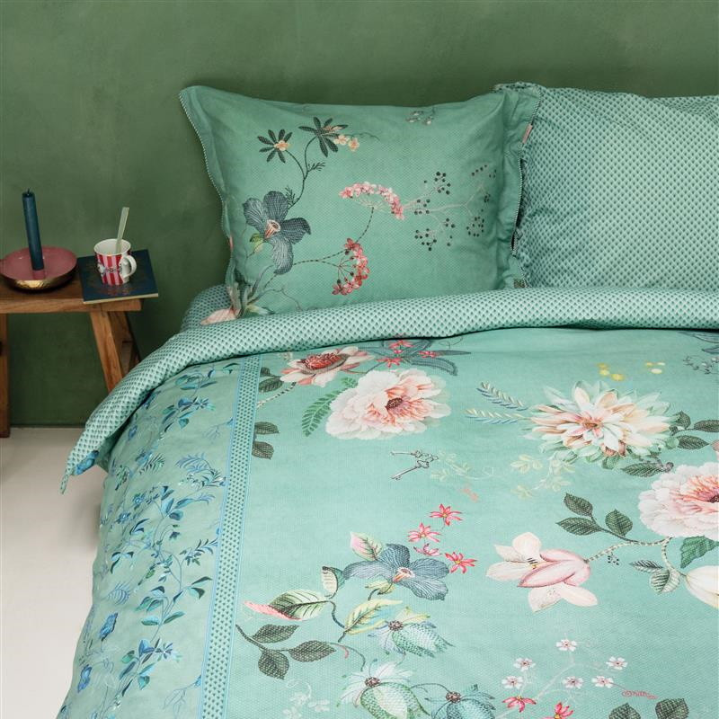 Tokyo Bouquet Green PIP STUDIO Voodipesukomplekt