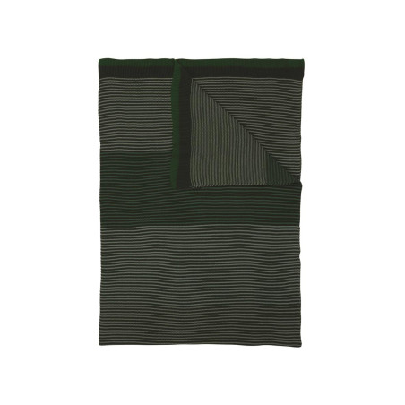 Pleed Blockstripe Throw Green