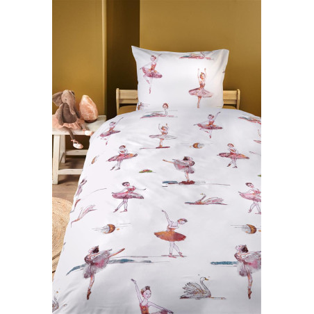 Laste voodipesukomplekt Swanlake Pink 2