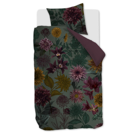 Voodipesukomplekt Dahlias Multi hind