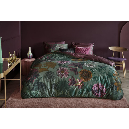 Voodipesukomplekt Dahlias Multi