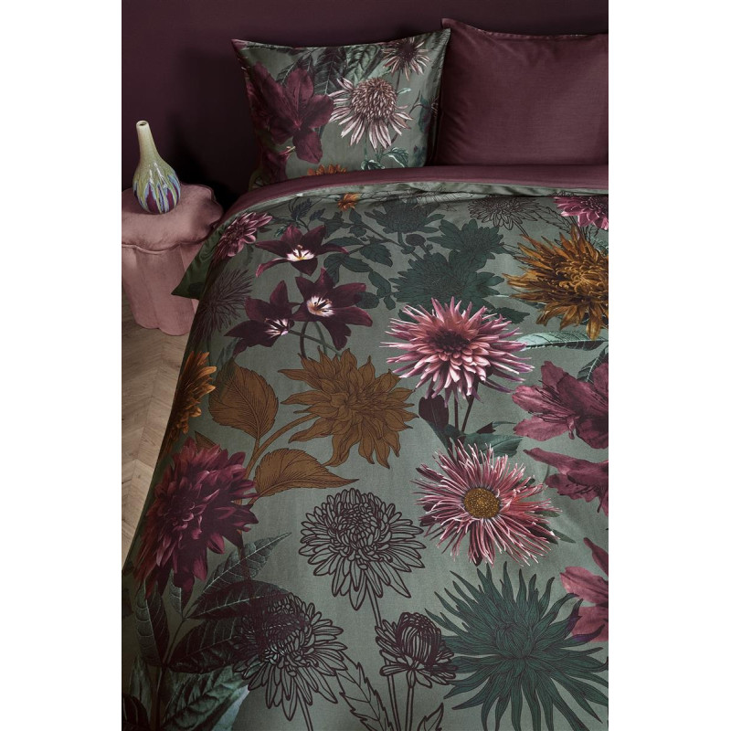 Voodipesukomplekt Dahlias Multi