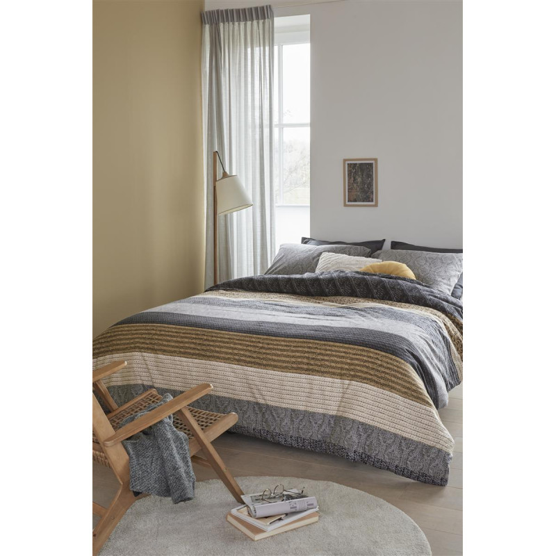 Voodipesukomplekt Lowie Grey