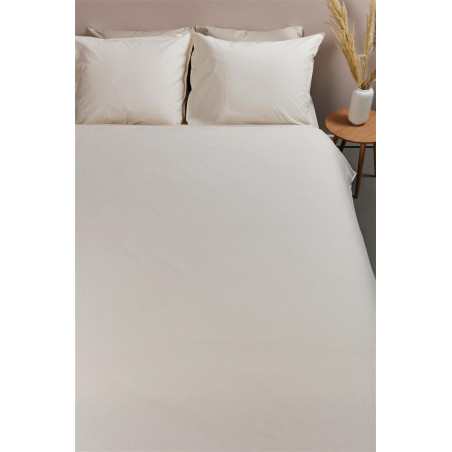 Voodipesukomplekt Cotton Uni Sand interneti teel