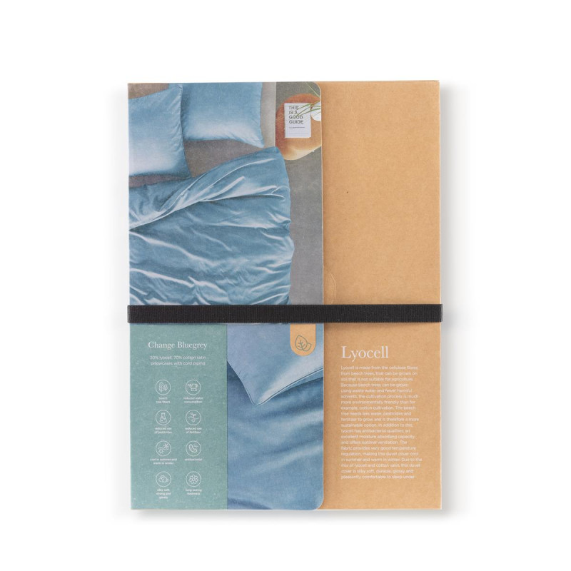 Voodipesukomplekt Change Blue Grey