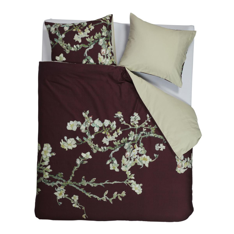 Voodipesukomplekt Blossom Dark Red