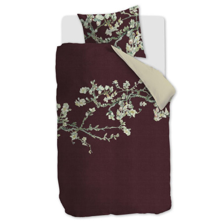 Voodipesukomplekt Blossom Dark Red hind