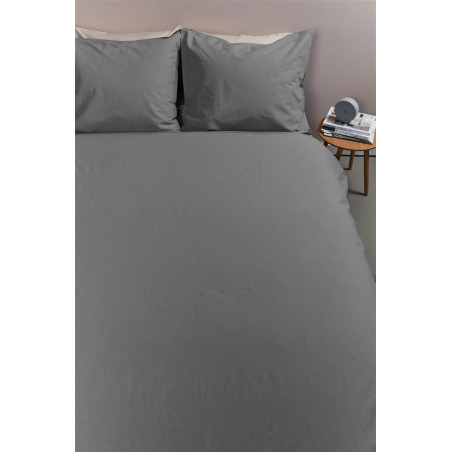 Laste voodipesukomplekt Cotton Uni Grey