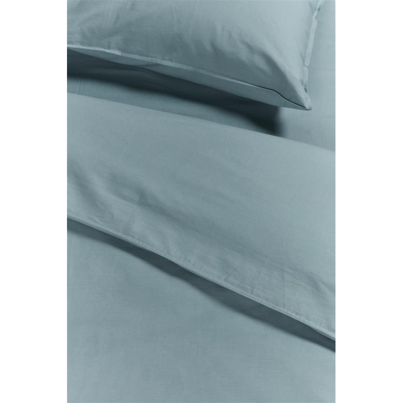 Voodipesukomplekt Cotton Uni Blue