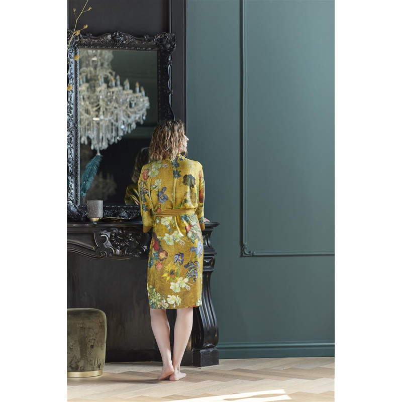 Kimono Partout des Fleurs Gold