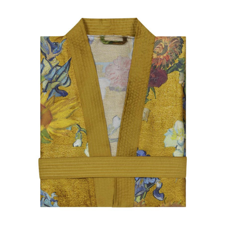 Kimono Partout des Fleurs Gold