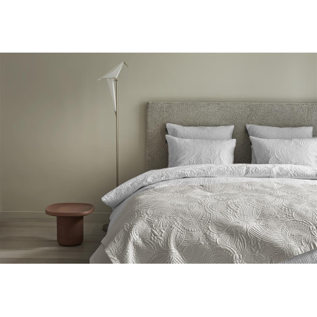 Voodipesukomplekt MOOOI Embroided Dodo Pavone White