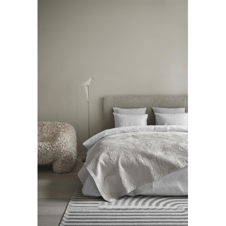 Voodipesukomplekt MOOOI Embroided Dodo Pavone White