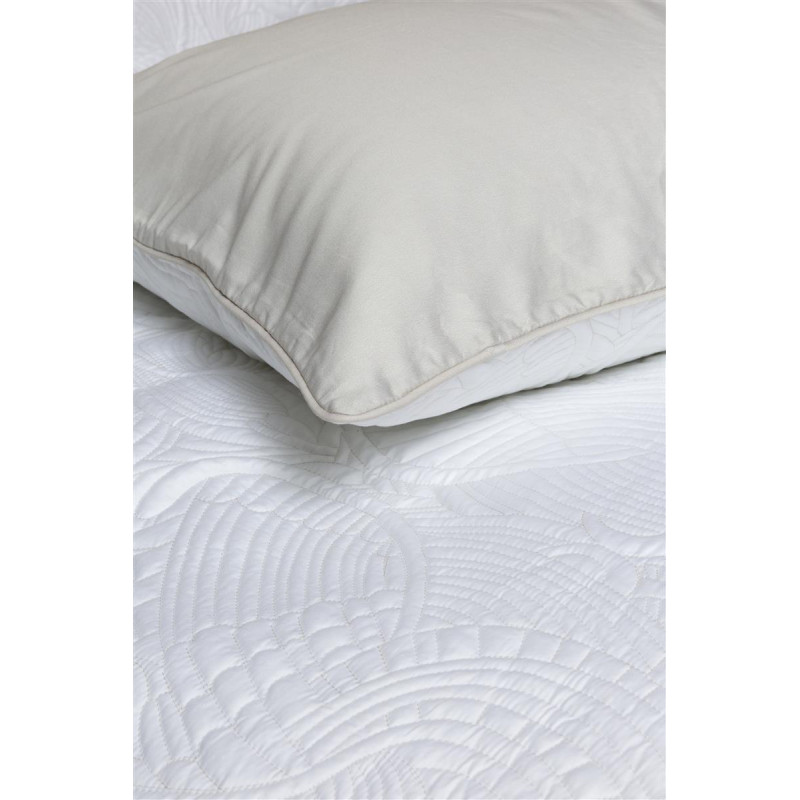 Voodipesukomplekt MOOOI Embroided Dodo Pavone White