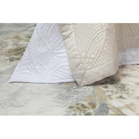 Voodipesukomplekt MOOOI Embroided Dodo Pavone White