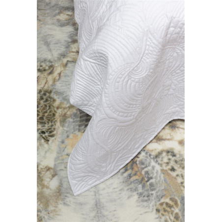 Voodipesukomplekt MOOOI Embroided Dodo Pavone White