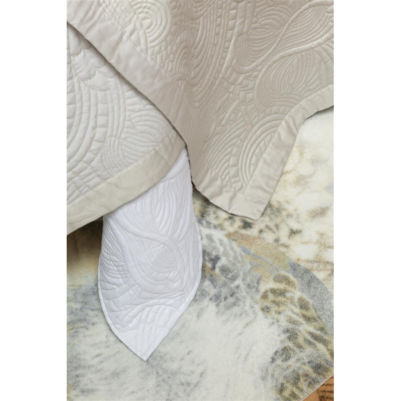 Voodipesukomplekt MOOOI Embroided Dodo Pavone White