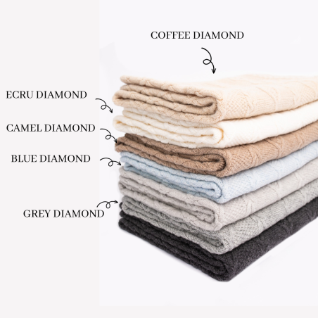 Meriinovillast pleed BLUE DIAMOND interneti teel