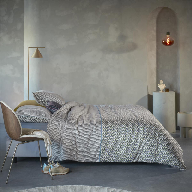 Voodipesukomplekt Facette Blue Green