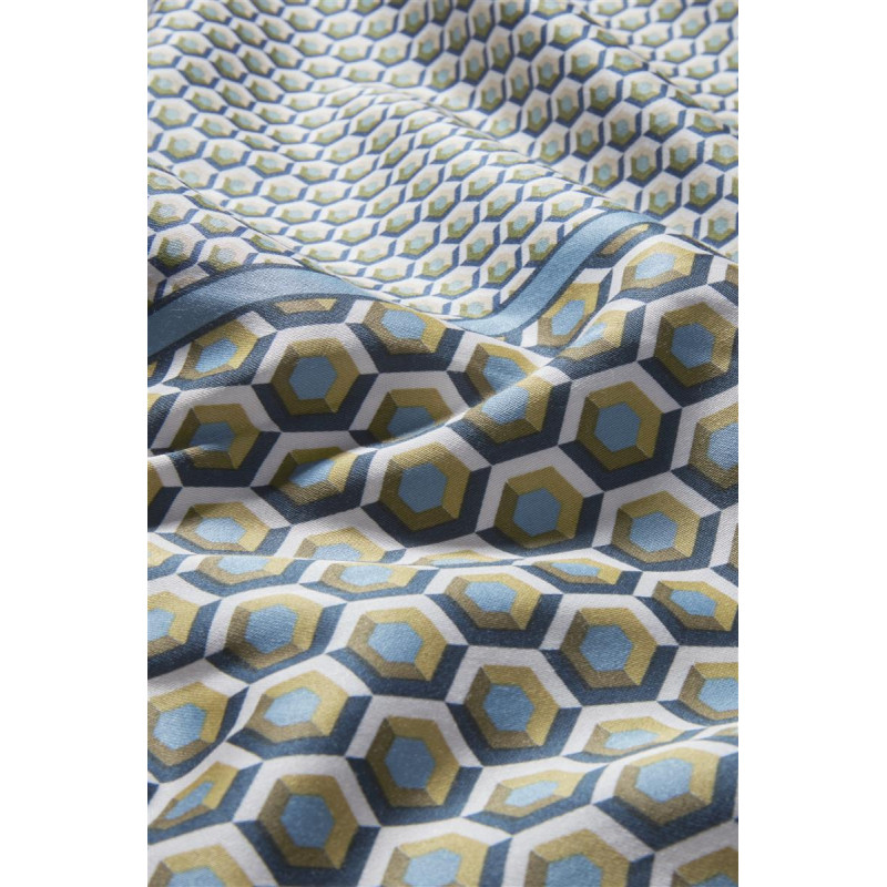 Voodipesukomplekt Facette Blue Green