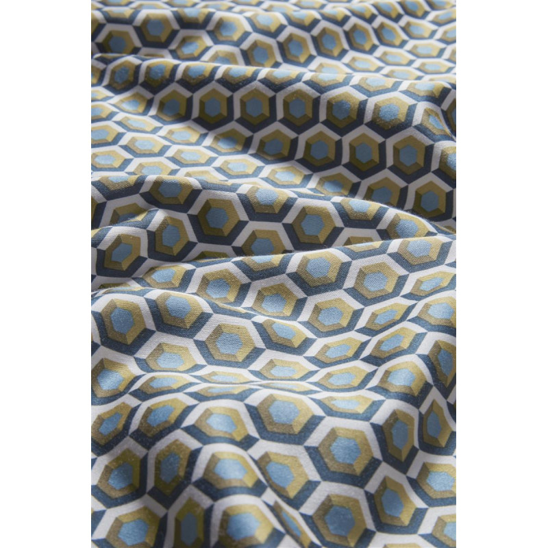 Voodipesukomplekt Facette Blue Green