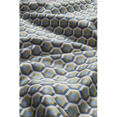 Voodipesukomplekt Facette Blue Green