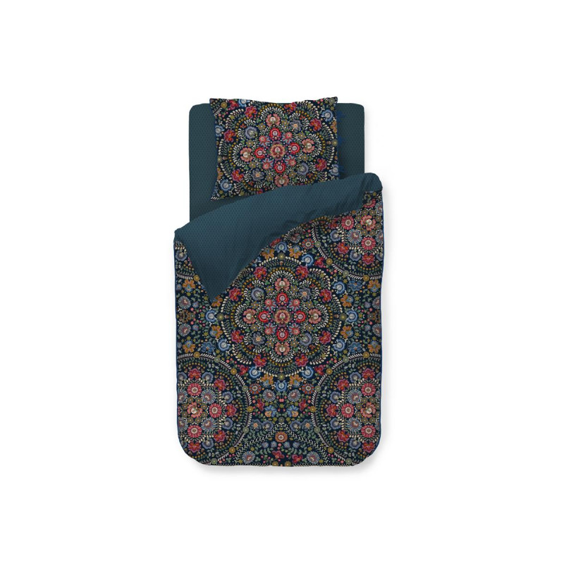 Voodipesukomplekt Ricamo Dark Blue