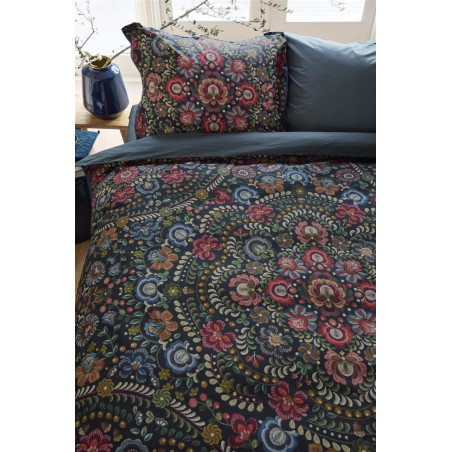 Voodipesukomplekt Ricamo Dark Blue hind