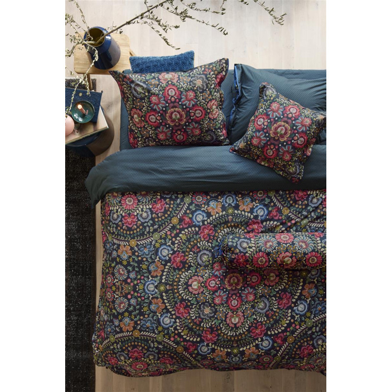 Voodipesukomplekt Ricamo Dark Blue