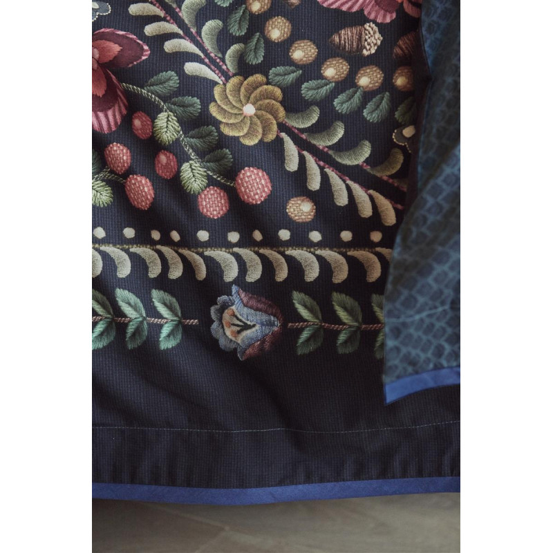 Voodipesukomplekt Ricamo Dark Blue