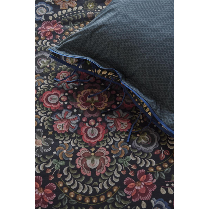 Voodipesukomplekt Ricamo Dark Blue