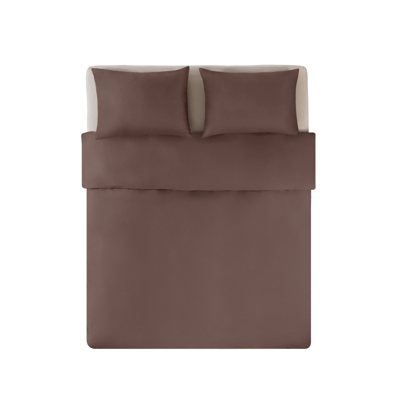 KING CHOCOLATE Satiinist voodipesukomplekt