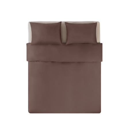 KING CHOCOLATE Satiinist voodipesukomplekt