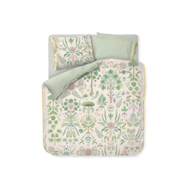 Voodipesukomplekt Bamboleo Off-White