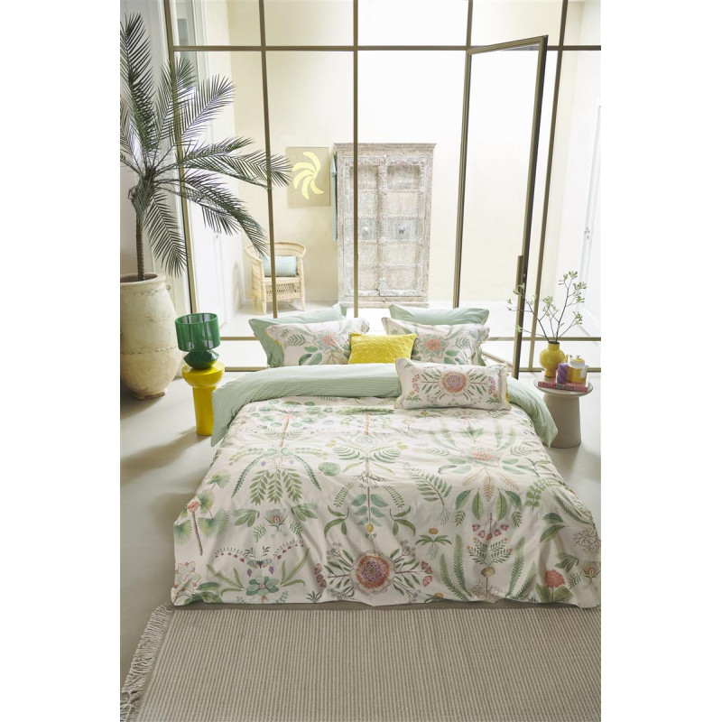 Voodipesukomplekt Bamboleo Off-White