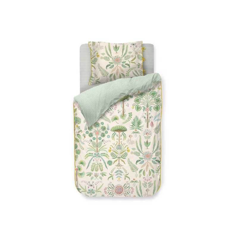 Voodipesukomplekt Bamboleo Off-White