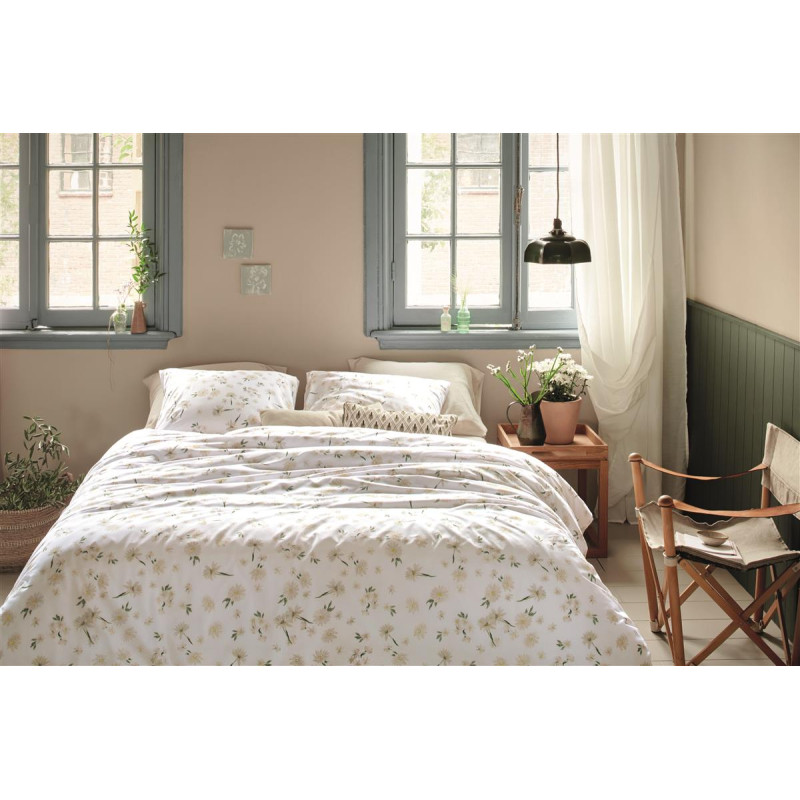 Voodipesukomplekt Daisies White