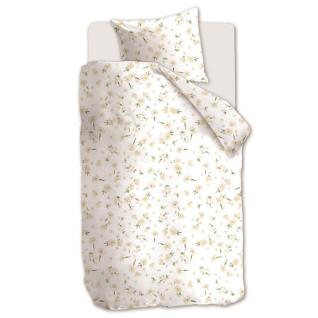 Voodipesukomplekt Daisies White hind