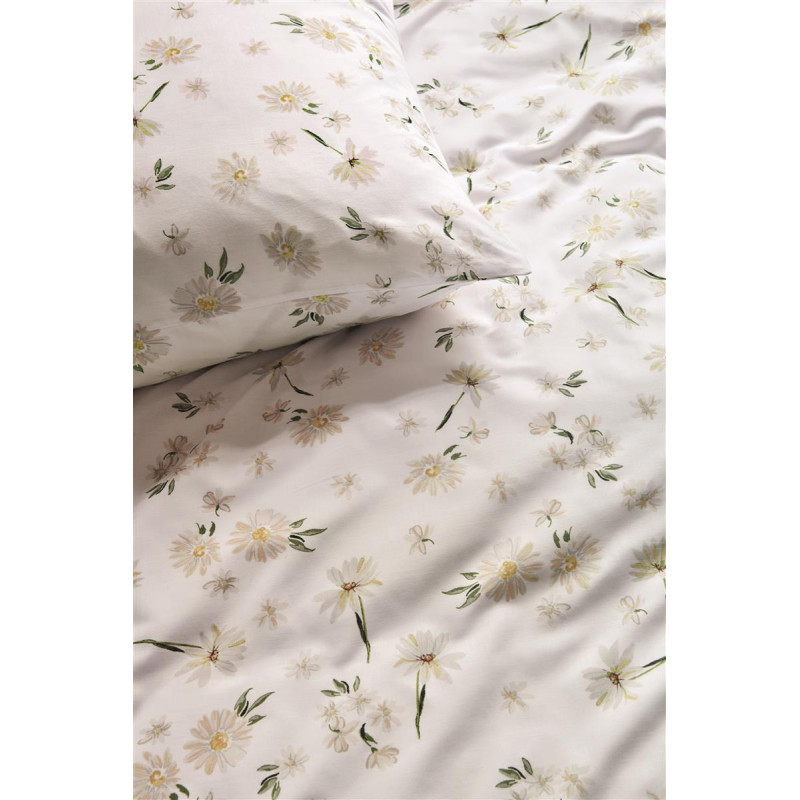 Voodipesukomplekt Daisies White