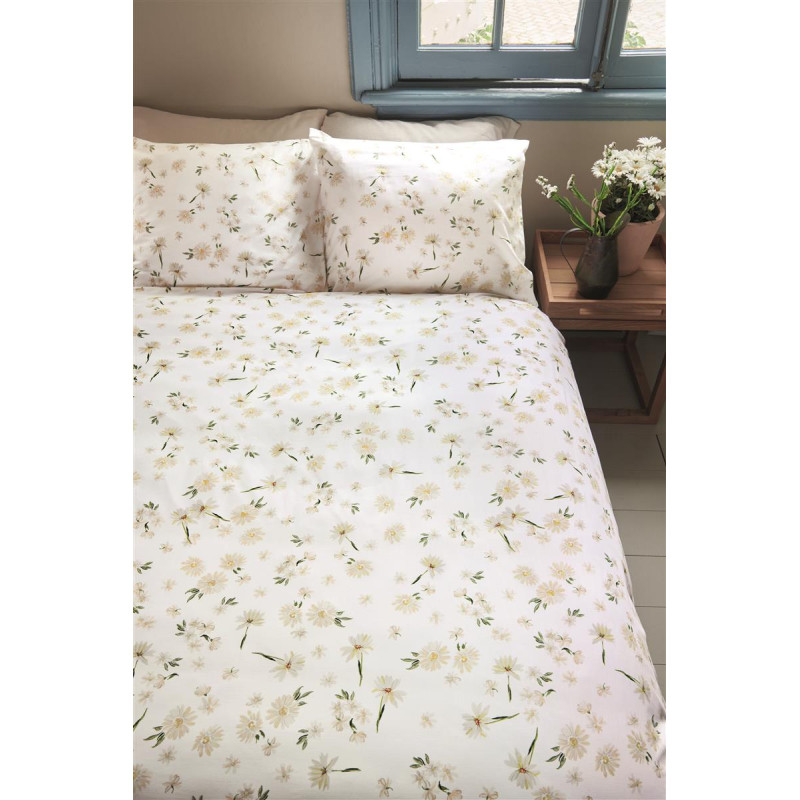 Voodipesukomplekt Daisies White