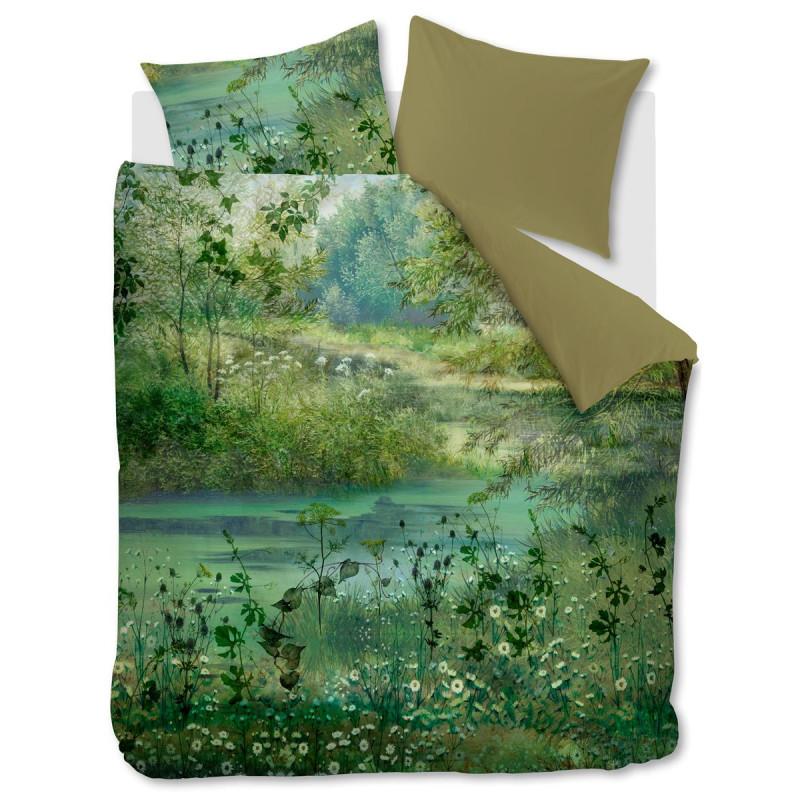 Voodipesukomplekt Alika Blue Green