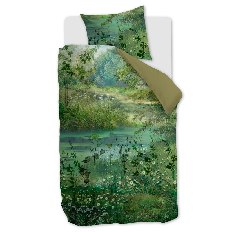 Voodipesukomplekt Alika Blue Green