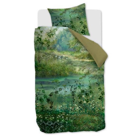 Voodipesukomplekt Alika Blue Green hind