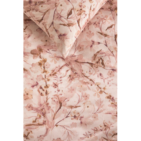 Voodipesukomplekt Blushing Blooms Pink
