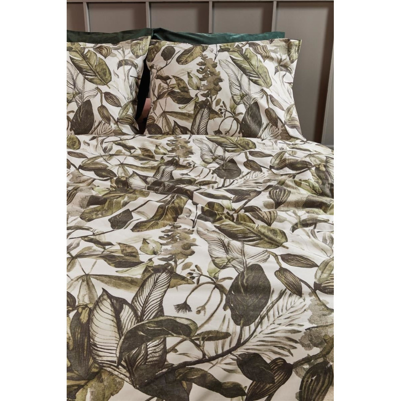 Voodipesukomplekt All Leaves Green