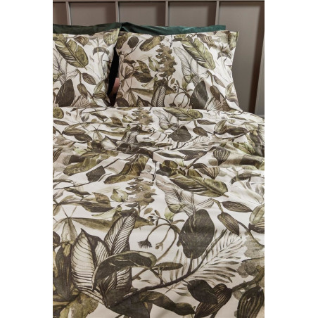 Voodipesukomplekt All Leaves Green interneti teel