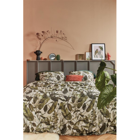 Voodipesukomplekt All Leaves Green