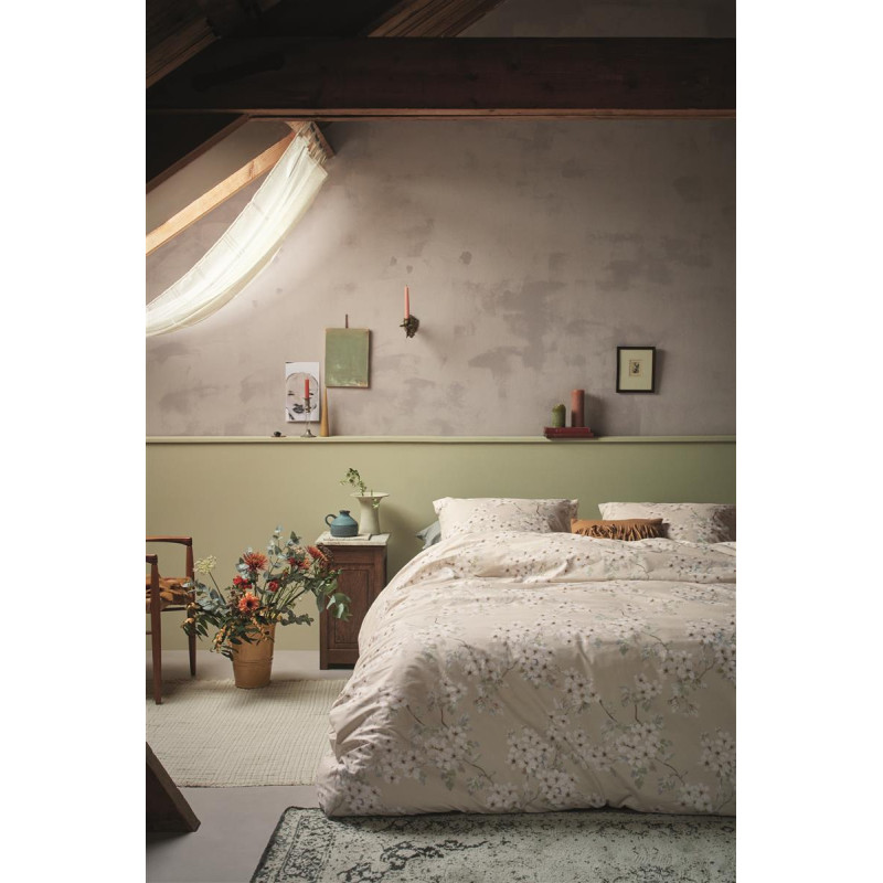 Voodipesukomplekt Blooming Flowers Sand