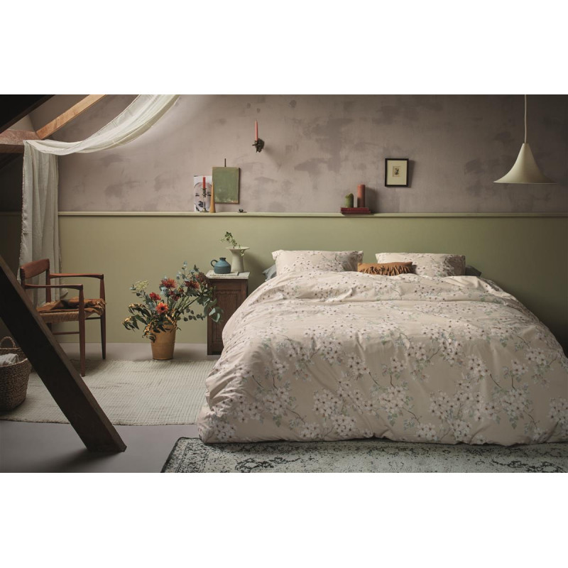 Voodipesukomplekt Blooming Flowers Sand